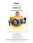 Honk! Study Guide pre-show Final (2)