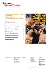 Mother Courage and Her Children by Bertolt Brecht