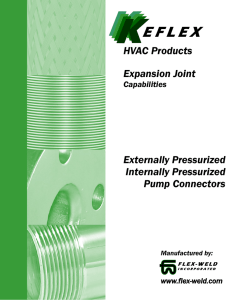 Expansion Joint Externally Pressurized Internally Pressurized Pump