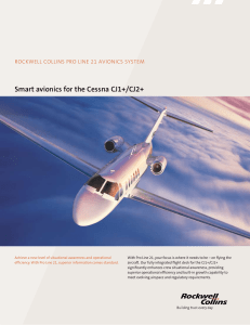 Smart avionics for the Cessna CJ1+/CJ2+
