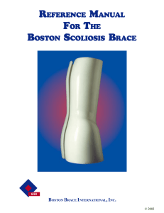 SRS manual - Boston Brace