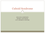 Cuboid Syndrome
