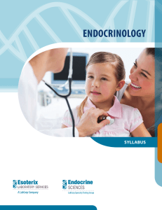 endocrinology - Endocrine Sciences