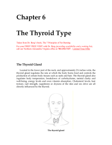 Chapter 6 The Thyroid Type