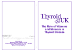 The Role of Vitamins and Minerals in Thyroid Disease