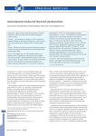 ORIGINAL ARTICLES Amiodarone-induced thyroid dysfunction