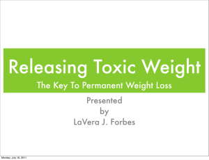 LaVera Forbes Nutrition Presentation