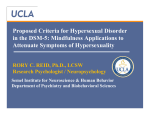 Proposed Criteria for Hypersexual Disorder in the DSM-5