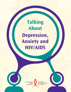 Talking About Depression, Anxiety and HIV/AIDS