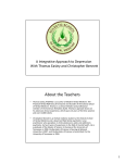 An Integrative Approach to Depression Handouts