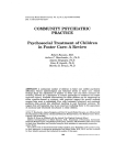 COMMUNITY PSYCHIATRIC PRACTICE Psychosocial Treatment of
