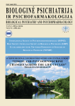 Vol. 8, No. 1, June 2006 - Naujausias žurnalo Biologinė psichiatrija