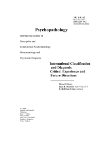 International Classification - World Psychiatric Association