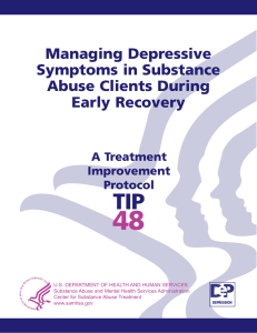 Managing Depressive Symptoms in Substance Abuse Clients