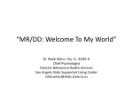 MRDD Welcome to My World - Weiss
