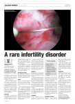 Asherman`s syndrome: A rare infertility disorder