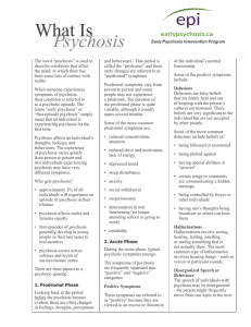 What Is - Early Psychosis Intervention