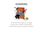 hoarding - University of New England