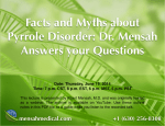 Facts and Myths about Pyrrole Disorder