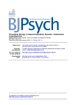 Fluoxetine therapy in depersonalisation disorder: randomised controlled trial