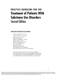 Treatment of Patients With Substance Use Disorders Second Edition