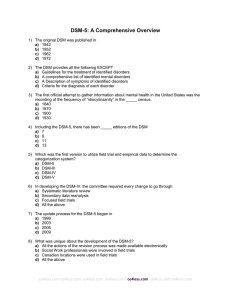 DSM-5: A Comprehensive Overview