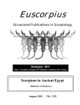 Euscorpius - Marshall University