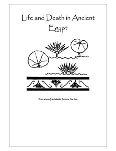 Life and Death in Ancient Egypt
