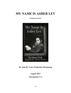 my name is asher lev - Anh
