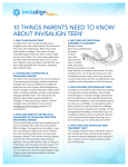 10 things parents need to know about invisalign teen