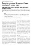 Preaxial acrofacial dysostosis (Nager syndrome): a case report