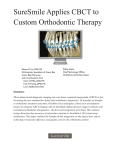 SureSmile Applies CBCT to Custom Orthodontic Therapy