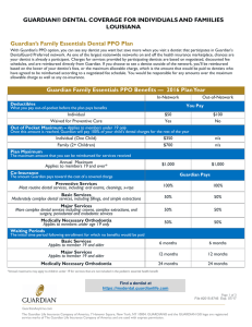 Plan Details - Guardian Individual Dental Plans