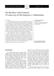 The Maxillary Labial Fraenum - A Controversy of Oral Surgeons vs