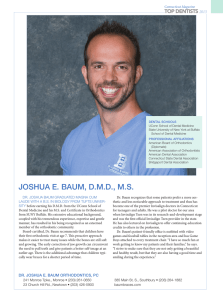 joshua e. baum, dmd, ms