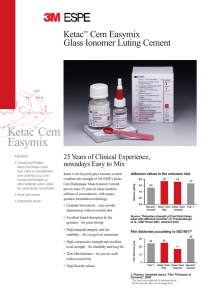 Ketac Cem Easymix Sell Sheet Europe