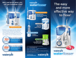 Waterpik Patient Education Brochure