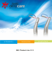 Product Info - 2016 - SDC Switzerland SA, Swiss Dental Care