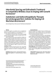 Interdental Spacing and Orthodontic Treatment in Competitive