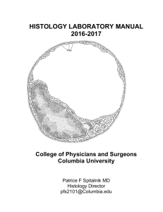 Histology Lab Manual - Histology Laboratory Manual