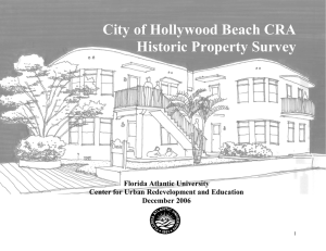 Beach Historic Property Survey