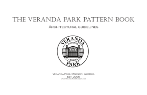 THE VERANDA PARK PATTERN BOOK