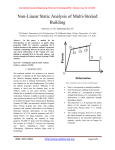 Non-Linear Static Analysis of Multi-Storied Building
