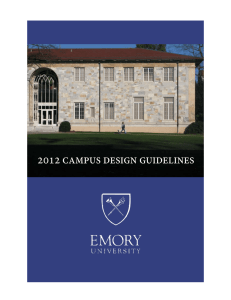2012 Draft Campus Design Guidelines - Campus Services