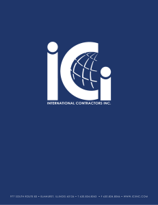 Brochure - International Contractors, Inc.
