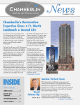 Chamberlin News Spring 03 - Chamberlin Roofing and Waterproofing