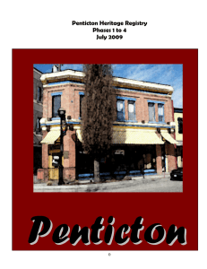 Penticton Heritage Register
