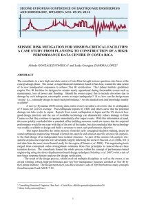 seismic risk mitigation for mission-critical facilities