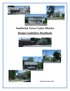 Southwick Center Design Guidelines