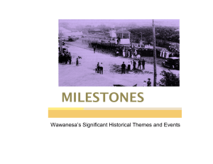 Heritage Manitoba: Wawanesa Milestones